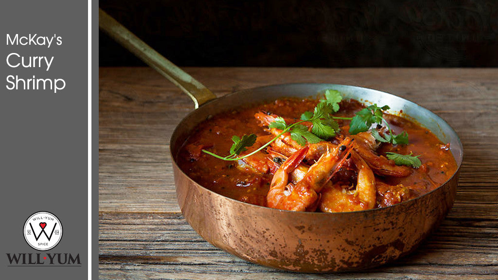 WillYUM Spice Recipe: McKay's Curry Shrimp