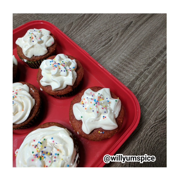 Turmeric Cupcake Recipe w Cream Cheese Honey Frosting – WillYUM Spice