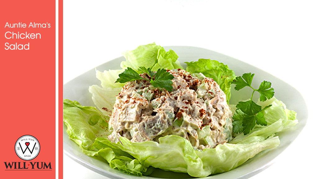 WillYUM Spice Recipe: Auntie Alma's Chicken Salad